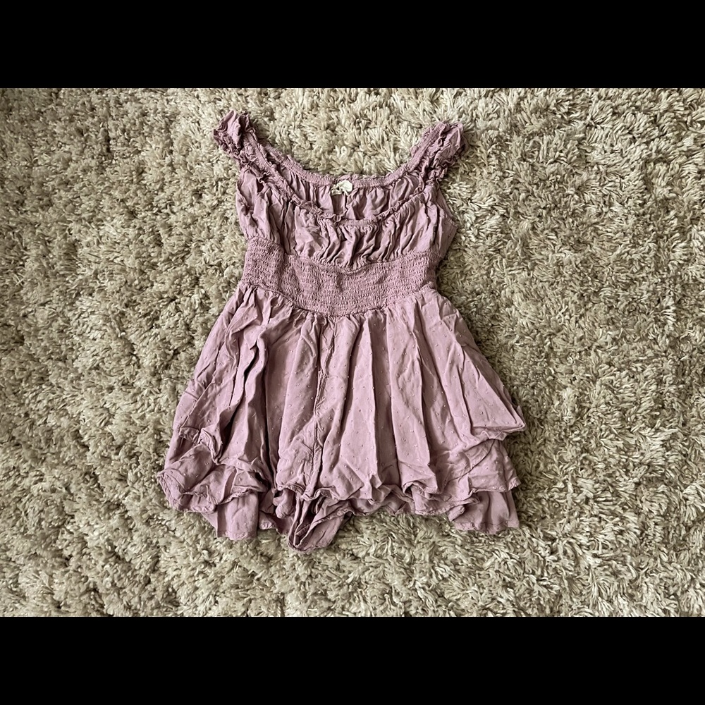 Pink romper from Urban Outfitters